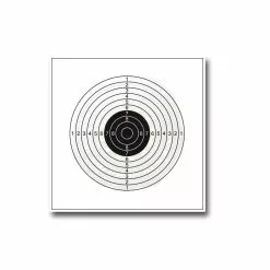 100 Cibles Cartonnées 14x14 Cm