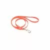 Laisse Biothane 1,20m Orange Fluo