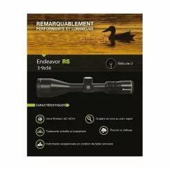 Lunette De Hutte Vanguard Endeavor 3-9x56 Grossissement Variable -Équipement De Chasse Magasin lunette de hutte vanguard endeavor 3 9x56 grossissement variable 3