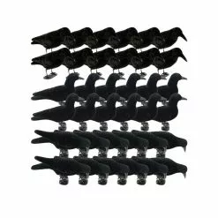 DUCK HUNTER Pack 36 Formes De Corbeaux Floquées